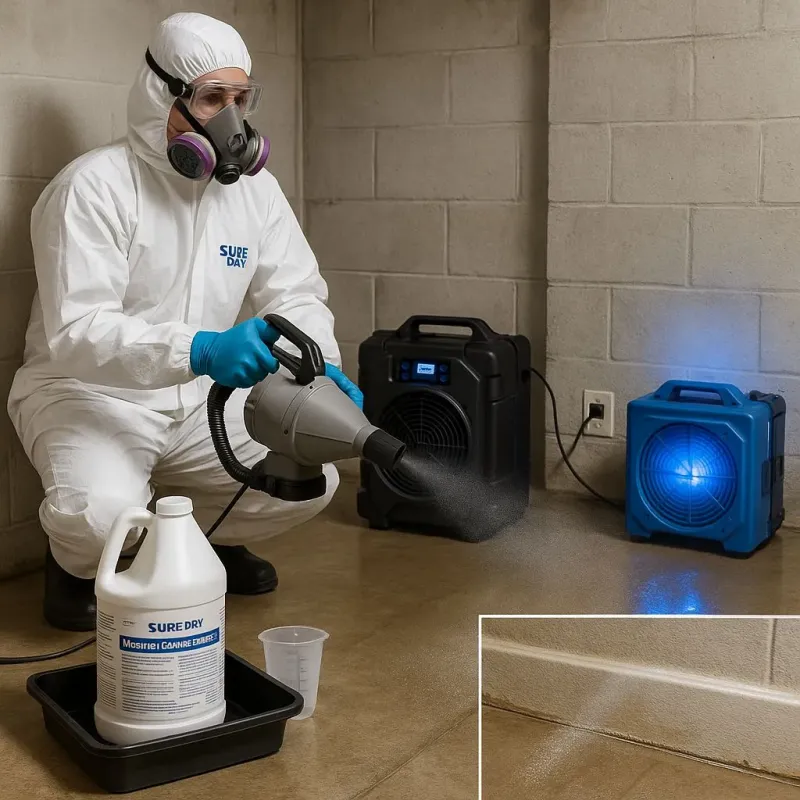 Sanitization and Odor Removal process in Corte Madera, CA